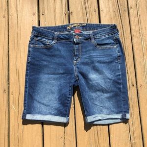 Denim Bermuda Shorts